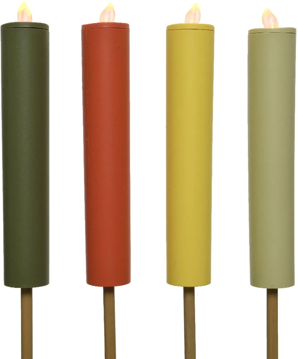 Lumineo Solar Fakkel H90cm - Multicolor