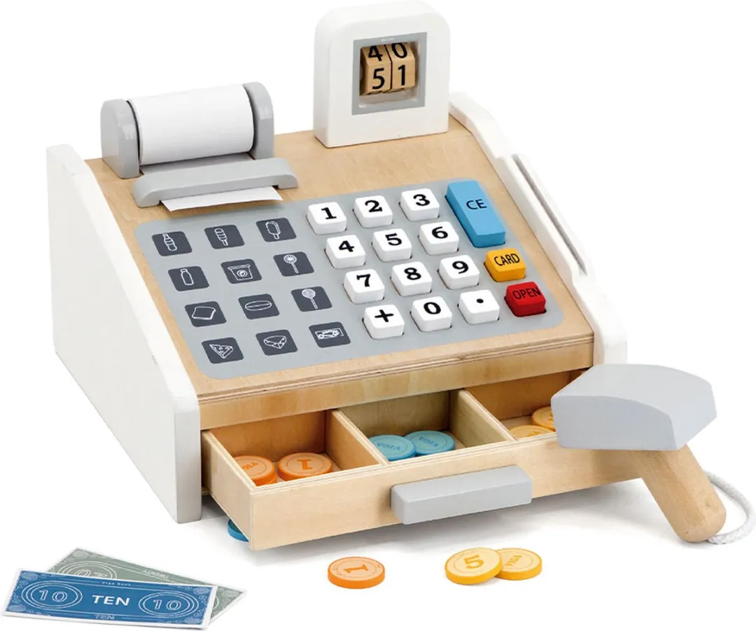 Vigatoys Kassa met Houten Scanner