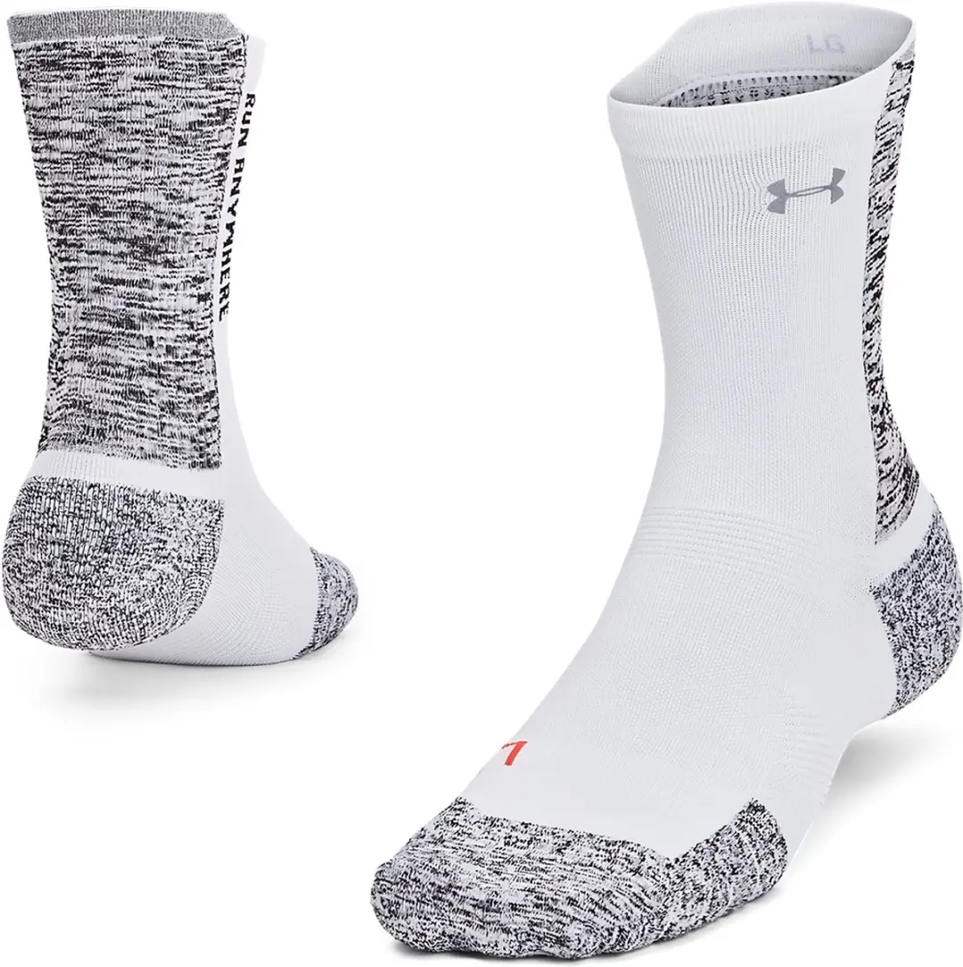 Under Armour Laufsocken UA Ad Run Cushion 1Pk Mid Gray-M (US MD)