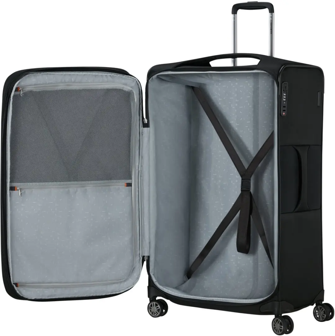 Samsonite Re-Lite Spinner Koffer 78cm - 129L - Zwart - afbeelding 6 van 6
