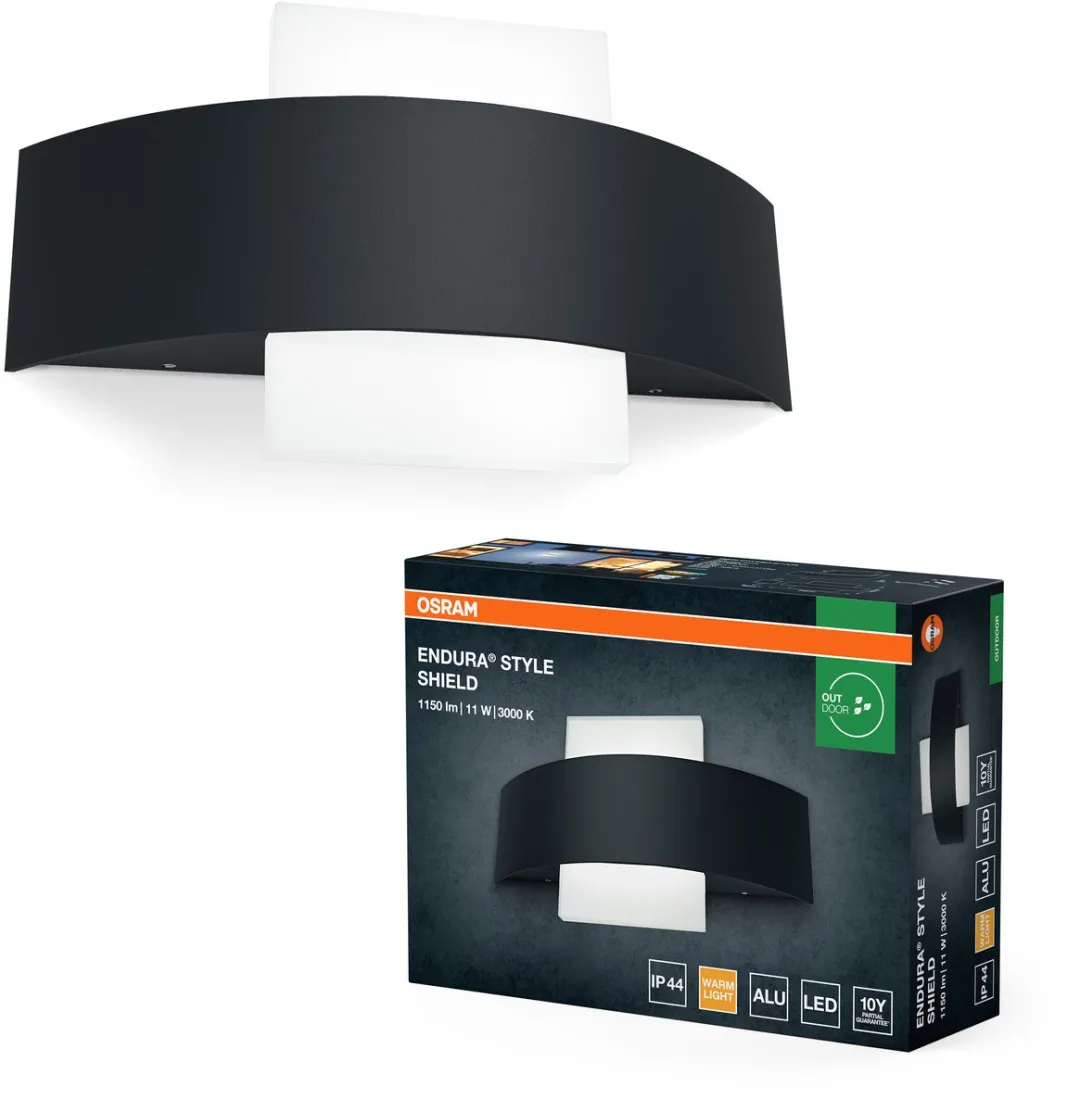 Osram Endura Style Shield Square LED-Armatuur 11W - Donkergrijs