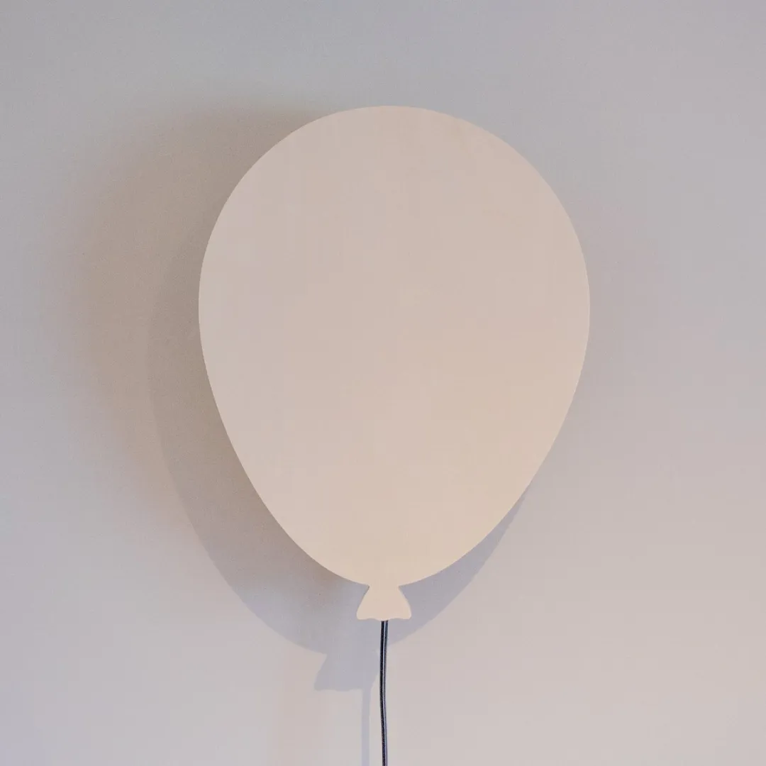 TreeToys Houten Wandlamp Ballon - 1 Lichtpunt
