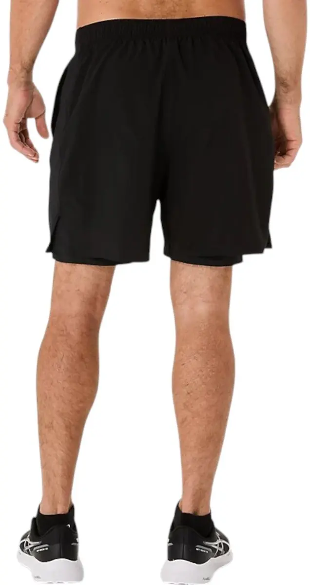 ASICS Core 2-in-1 7in Korte Broek Heren - Zwart - XL - afbeelding 4 van 6