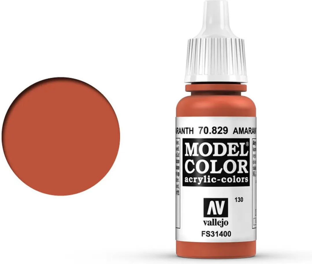 Vallejo Model Color Amarantha Red Acrylverf 17ml