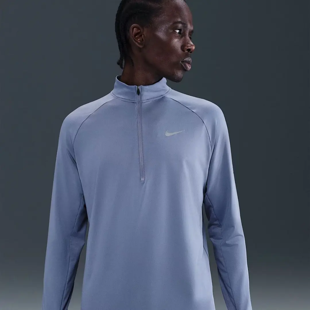 Nike Stride Club+ Dri-FIT Sweater met Halve Rits