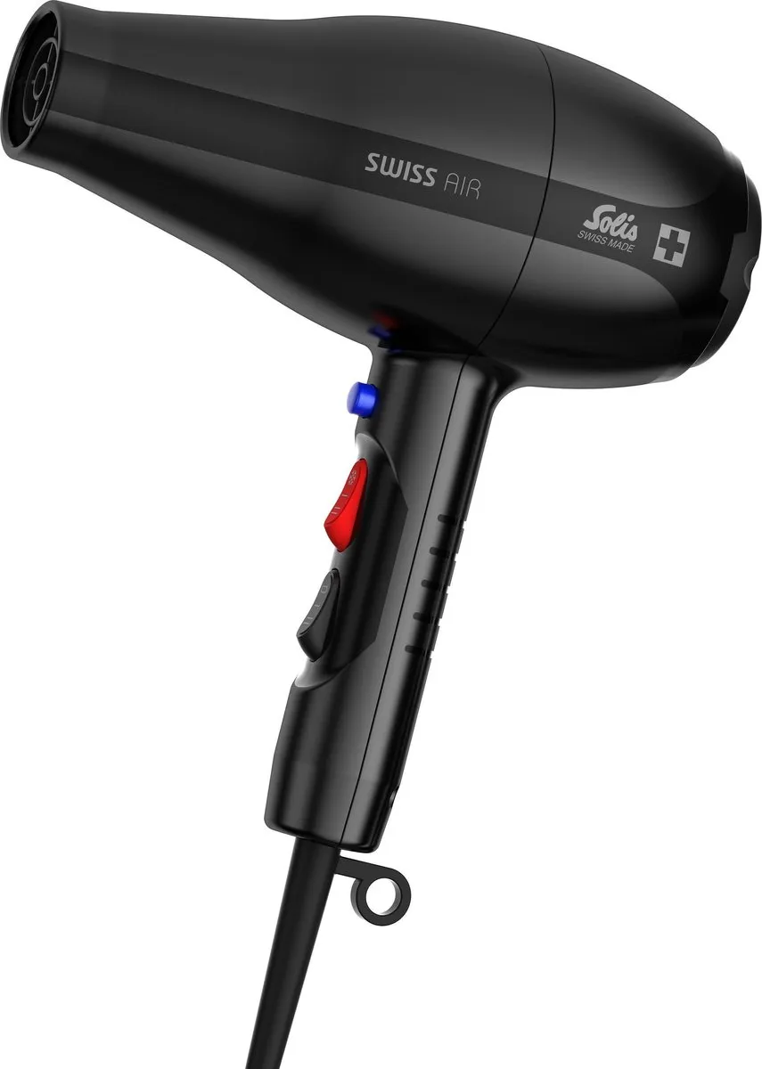 Solis Swiss Air 3802 Ionische Haardroger 2000W - Zwart