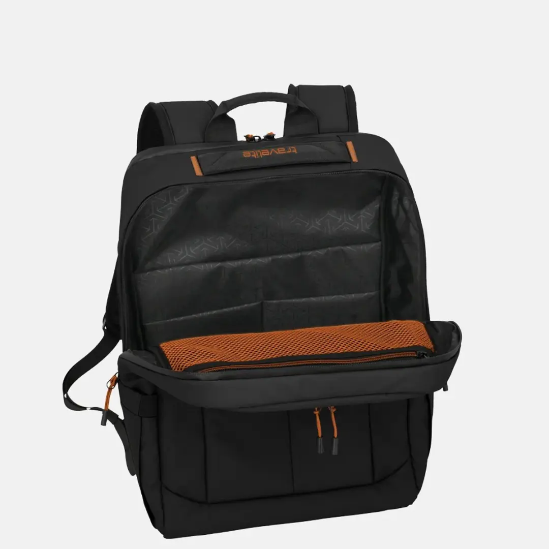 Travelite Briize rugzak M - 23 l - Zwart - afbeelding 3 van 6