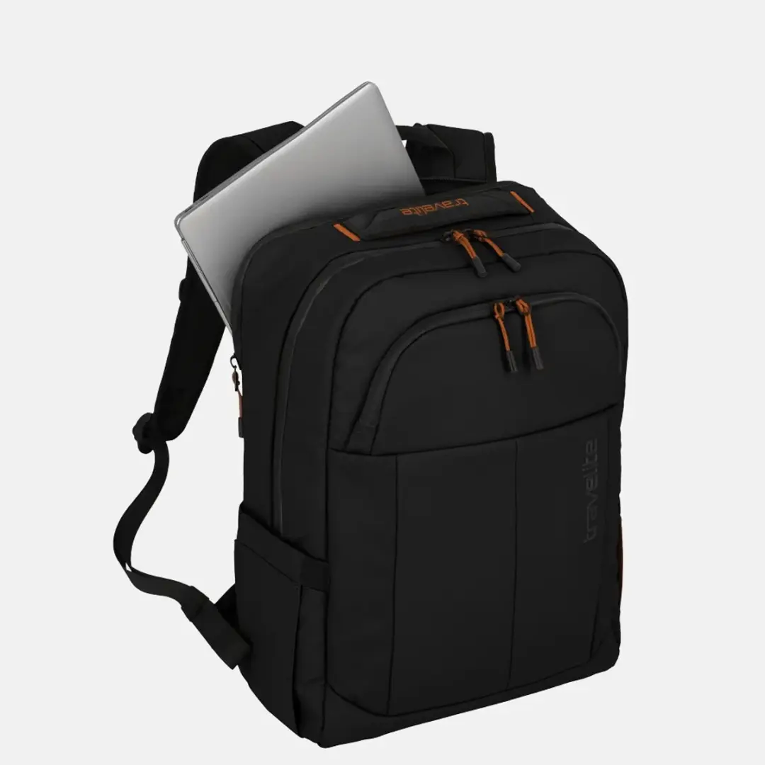 Travelite Briize rugzak M - 23 l - Zwart - afbeelding 2 van 6