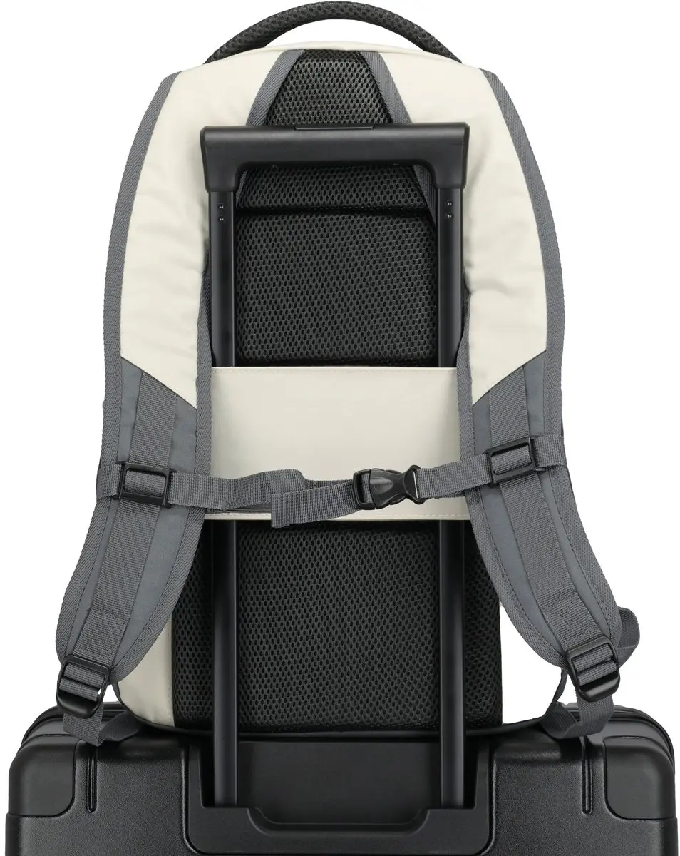 Travelite Basics Melange Laptoprugzak 22L - Nature - afbeelding 3 van 6