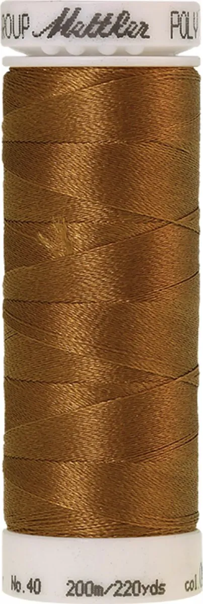 Amann Mettler Polysheen Borduurgaren 200m - Bruin