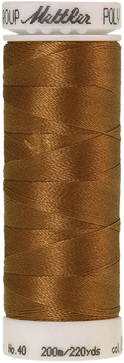 Amann Mettler Polysheen Borduurgaren 200m - Bruin
