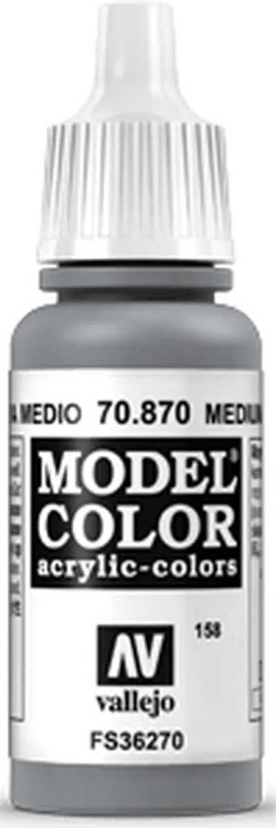 Vallejo Model Color Medium Sea Grey Acrylverf 17ml
