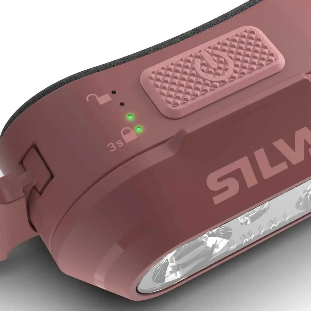 Silva Smini Fly Hoofdlamp 250 Lumen - Roze - afbeelding 3 van 5