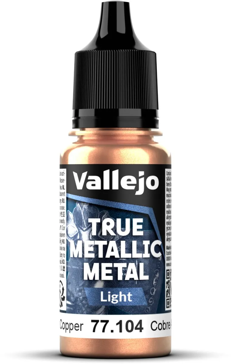 Vallejo Hobbyverf True Metallic Metal Light Oud Koper 18ml