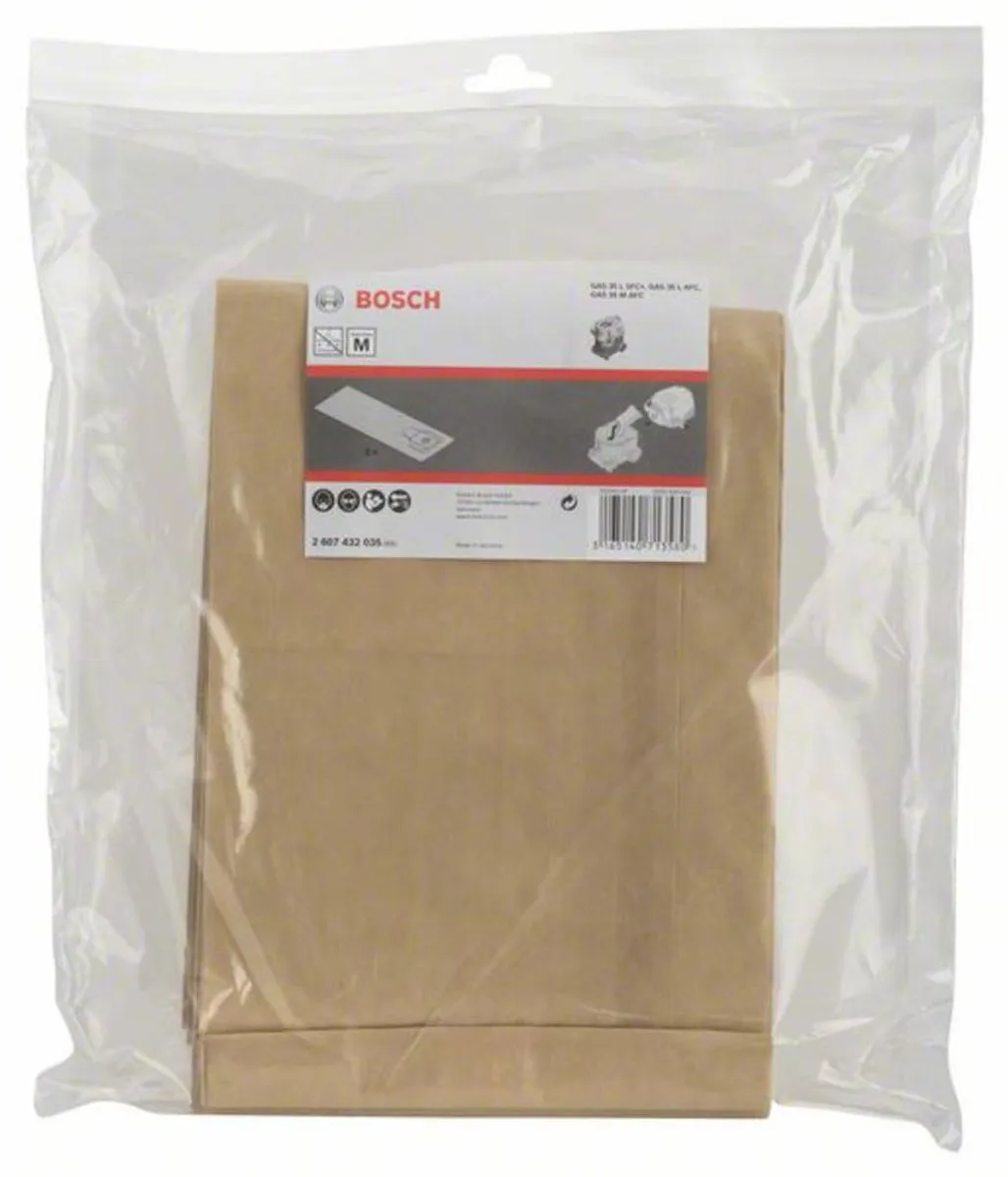 Bosch 2 607 432 035 Stofzuiger Accessoire - 5 Stuks