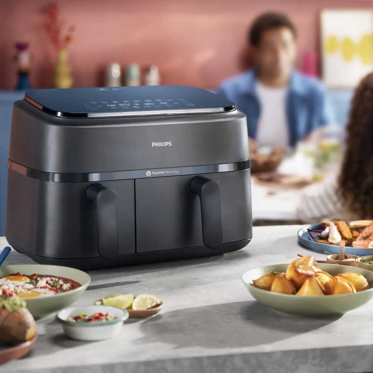Philips 3000 Series NA350/00 Airfryer - 2750W - 800g - Zwart