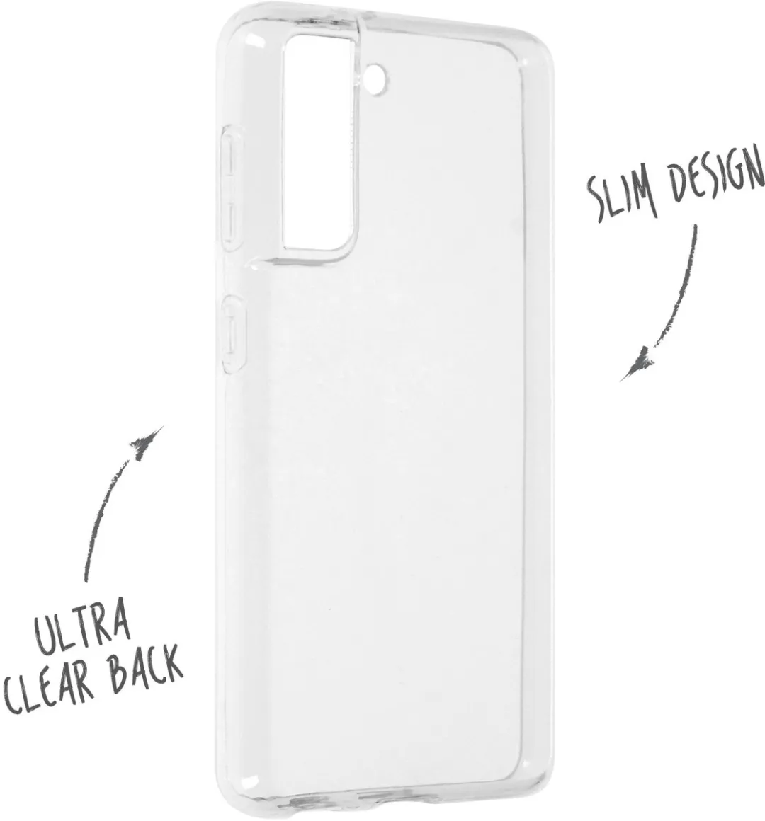Accezz Hoesje Samsung Galaxy S21 FE - Transparant