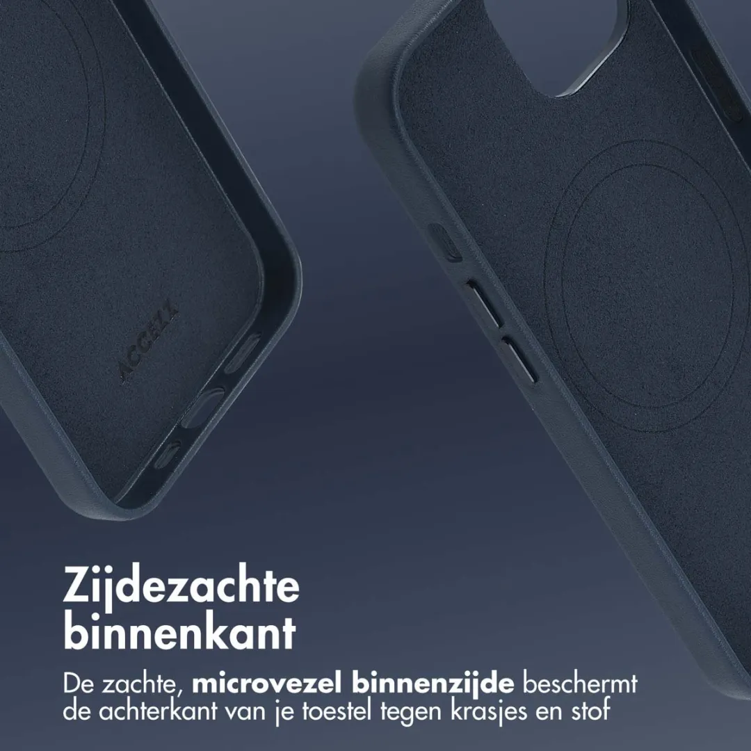 Accezz Hoesje iPhone 14 Nightfall Blue - 2 Pasjes - MagSafe