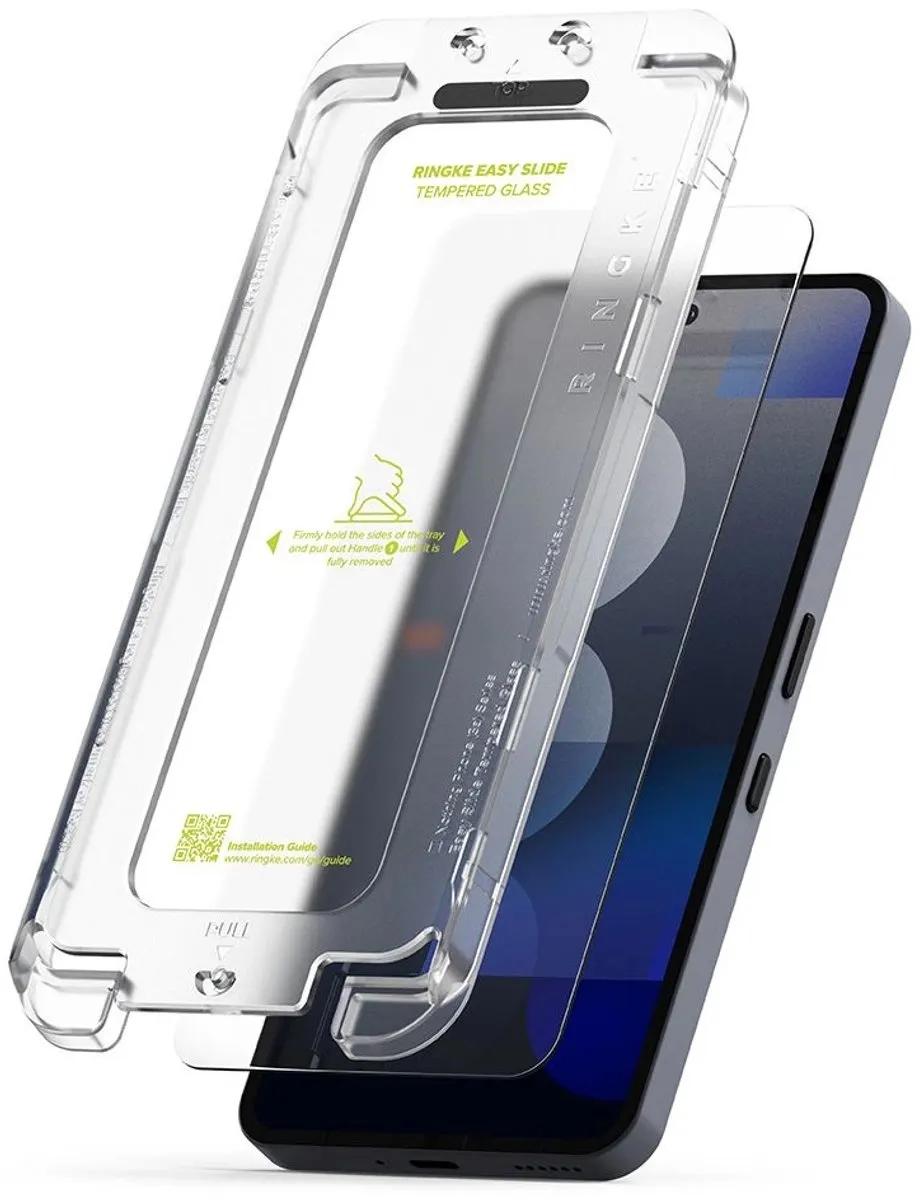 Ringke Easy Slide Screen Protector 2-Pack - 9H Glas - Nothing Phone (3a)/(3a) Pro - afbeelding 6 van 6