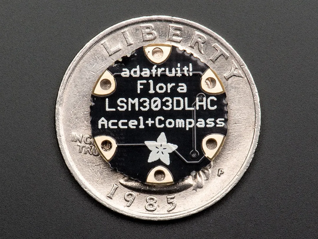 Adafruit FLORA LSM303 Accelerometer/Compass Sensor - Meerkleurig