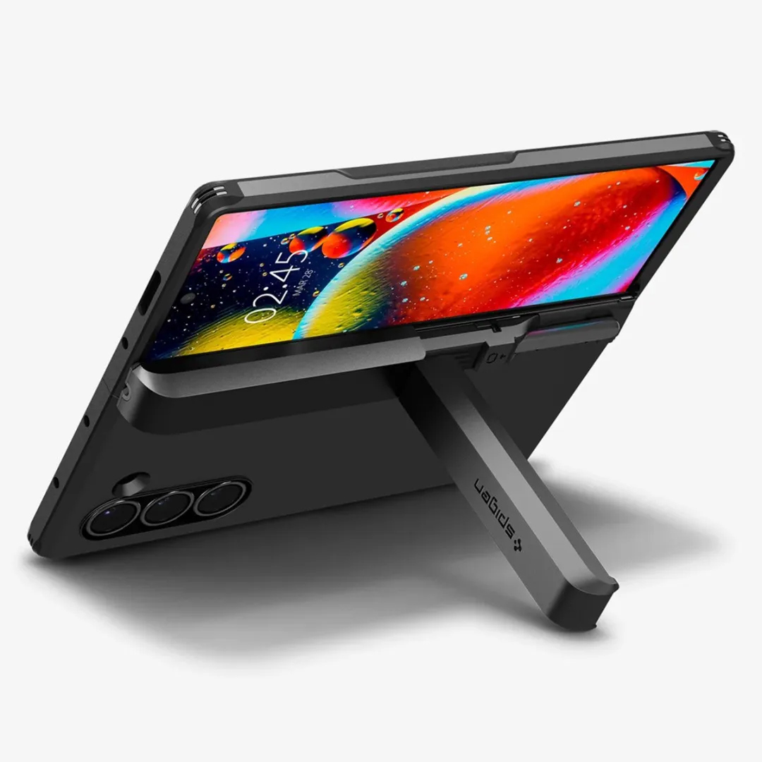 Spigen Tough Armor ACS07826 Hoesje - Samsung Galaxy Z Fold 6 - Zwart