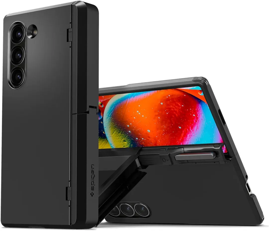 Spigen Tough Armor ACS07826 Hoesje - Samsung Galaxy Z Fold 6 - Zwart