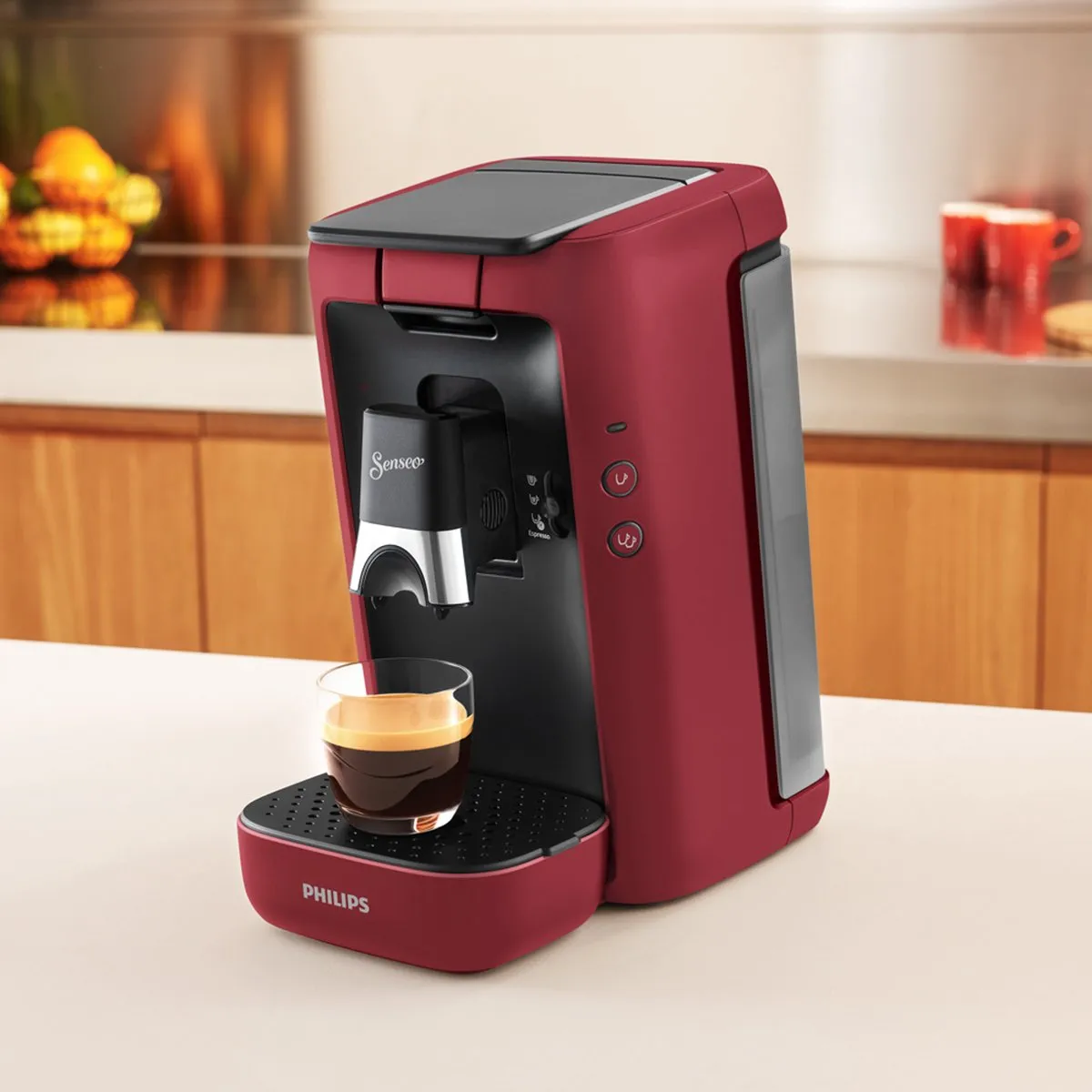 Philips Senseo Maestro CSA260/90 Koffiepadmachine - 2 Kopjes - Rood - afbeelding 6 van 6