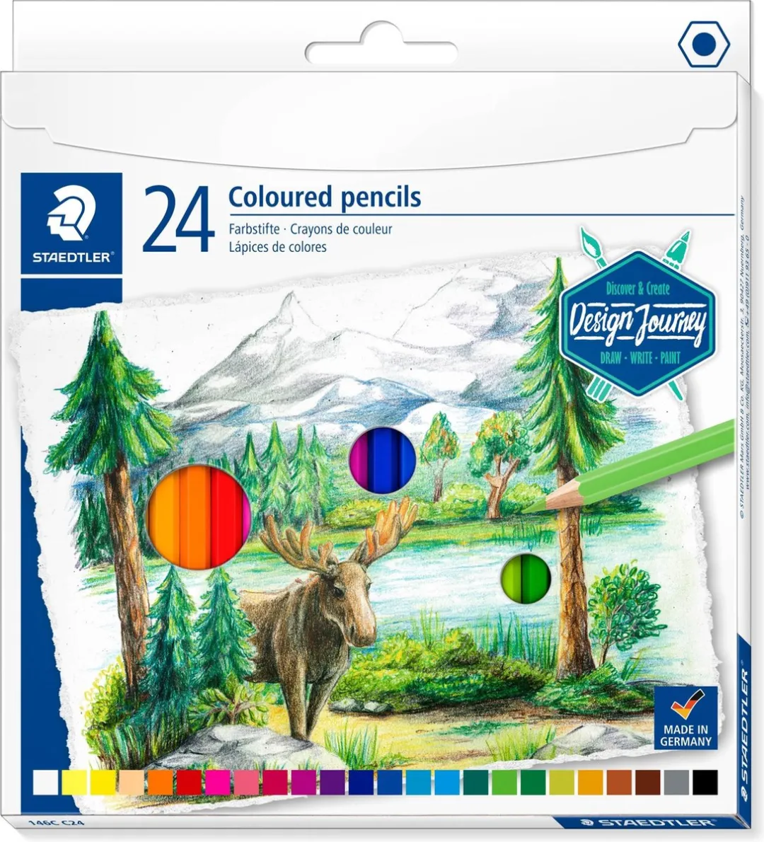 STAEDTLER Design Journey Kleurpotloden 24 Stuks
