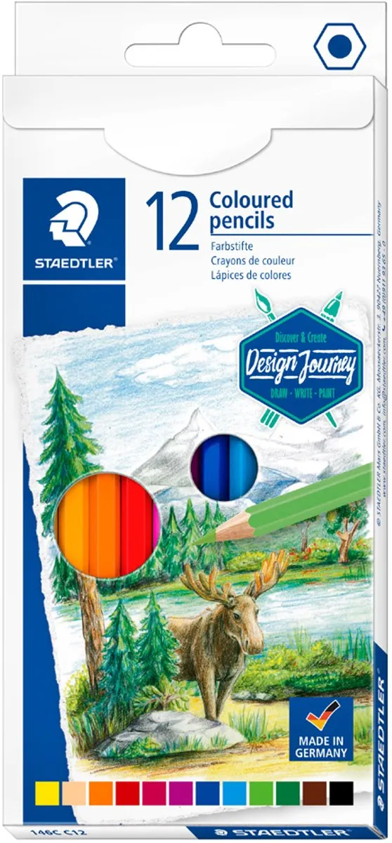 STAEDTLER Design Journey Kleurpotloden 24 Stuks - 2mm