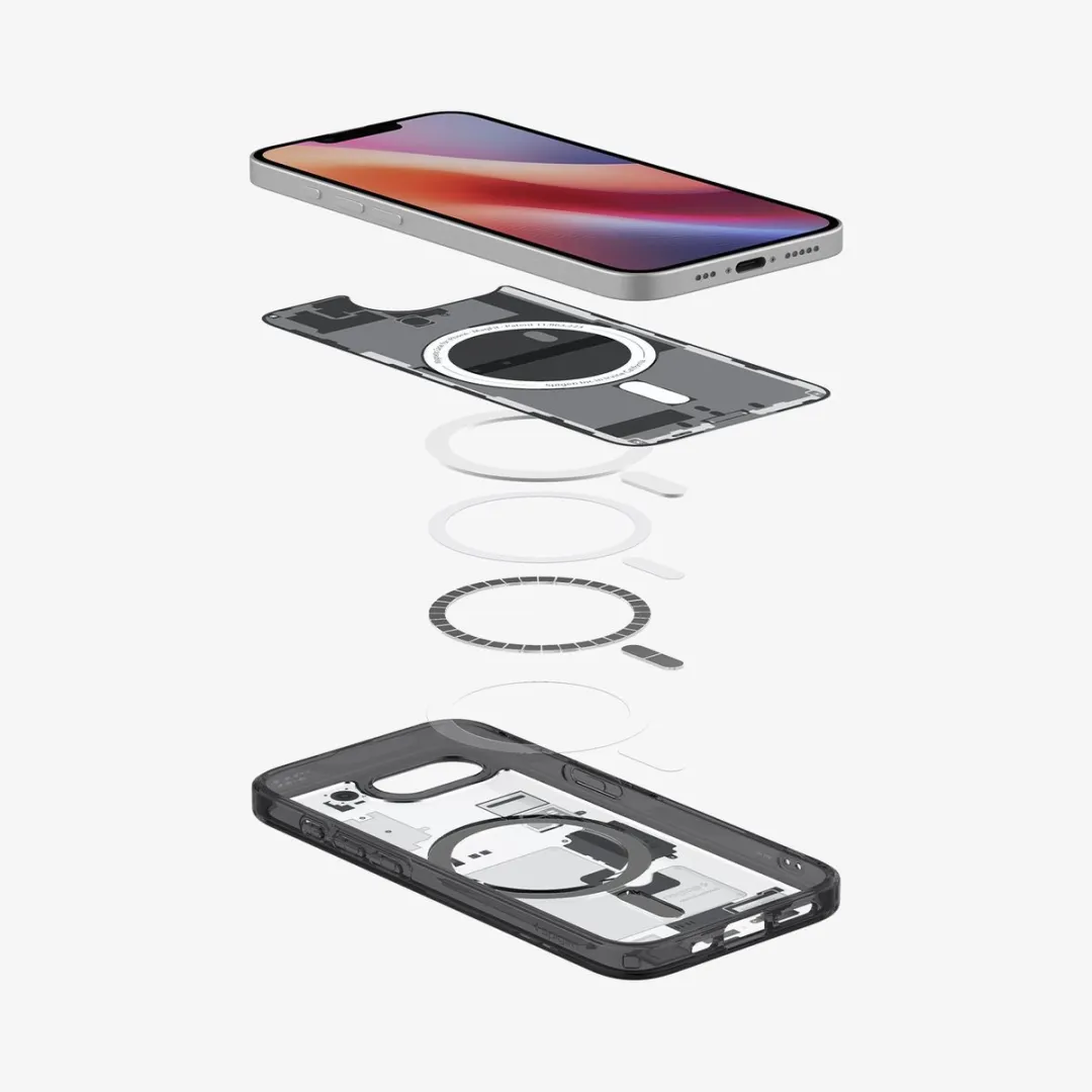 Spigen Ultra Hybrid MagFit Hoesje - iPhone 16e - Zwart