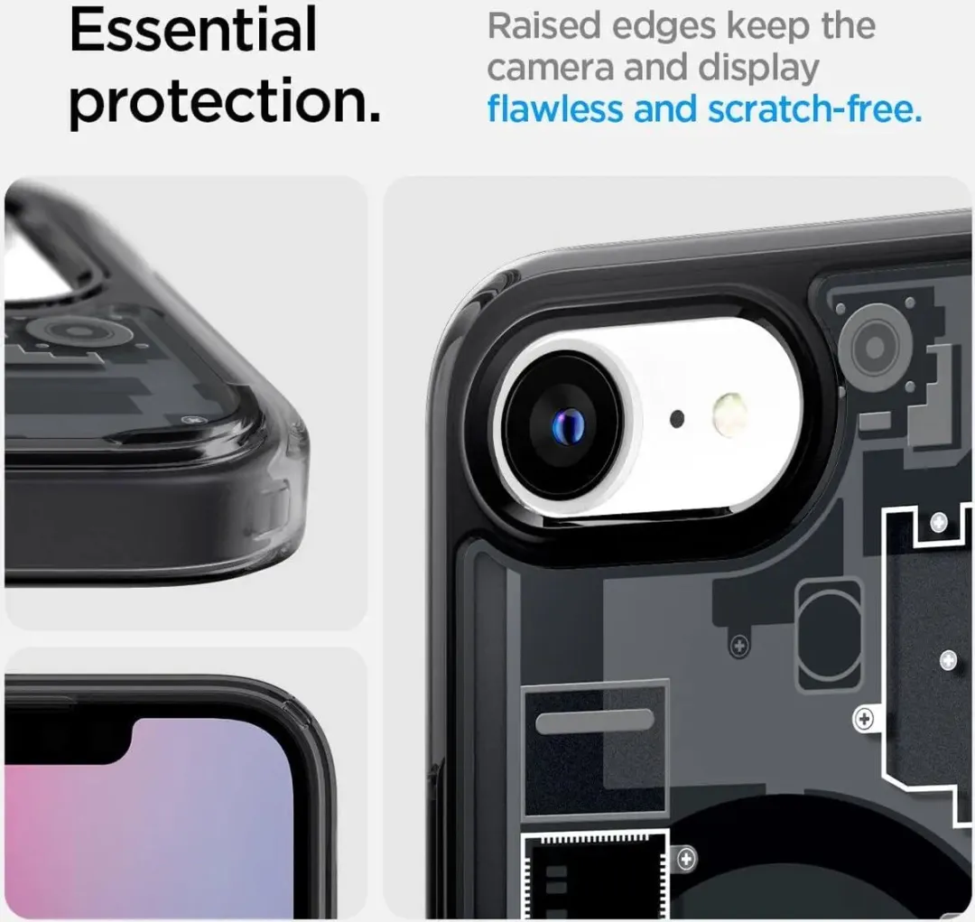Spigen Ultra Hybrid MagFit Hoesje - iPhone 16e - Zwart