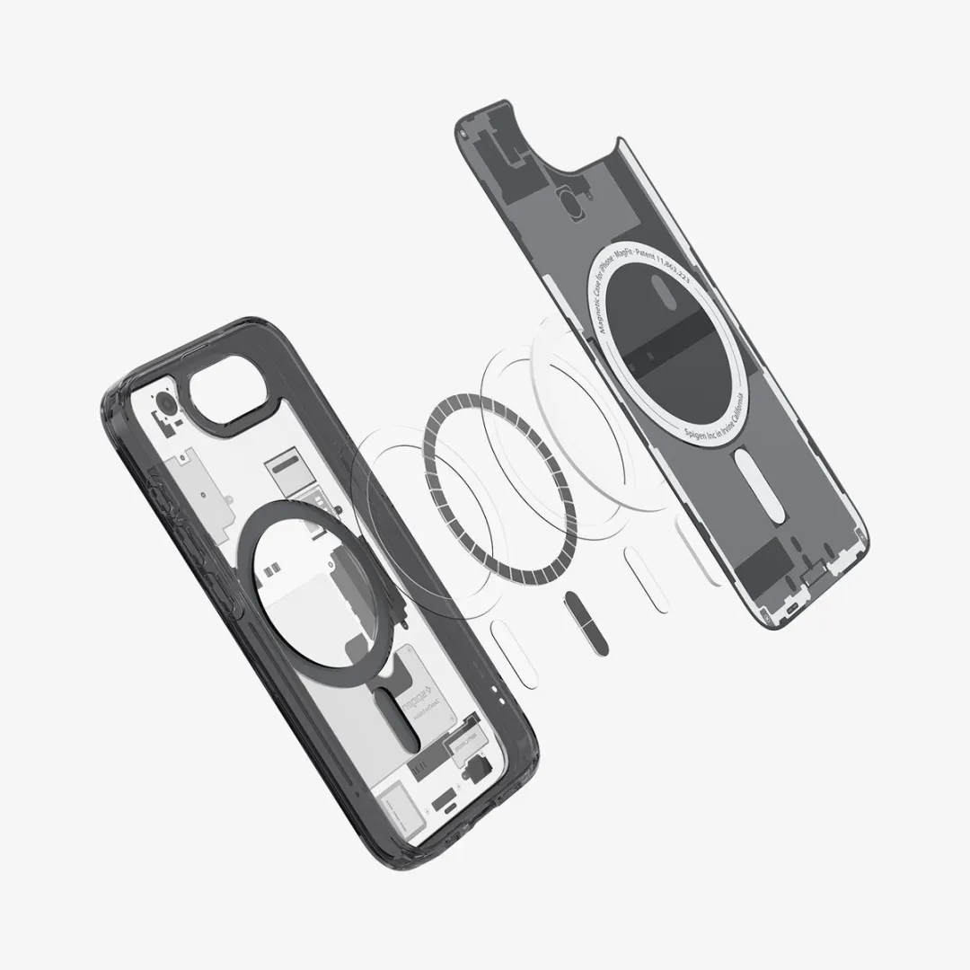 Spigen Ultra Hybrid MagFit Hoesje - iPhone 16e - Zwart - afbeelding 6 van 6