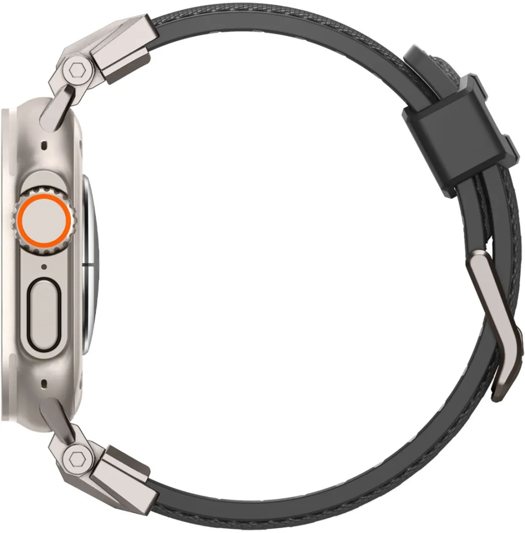Spigen DuraPro Armor Bandje Apple Watch - 42/44/45/46/49mm - Zwart