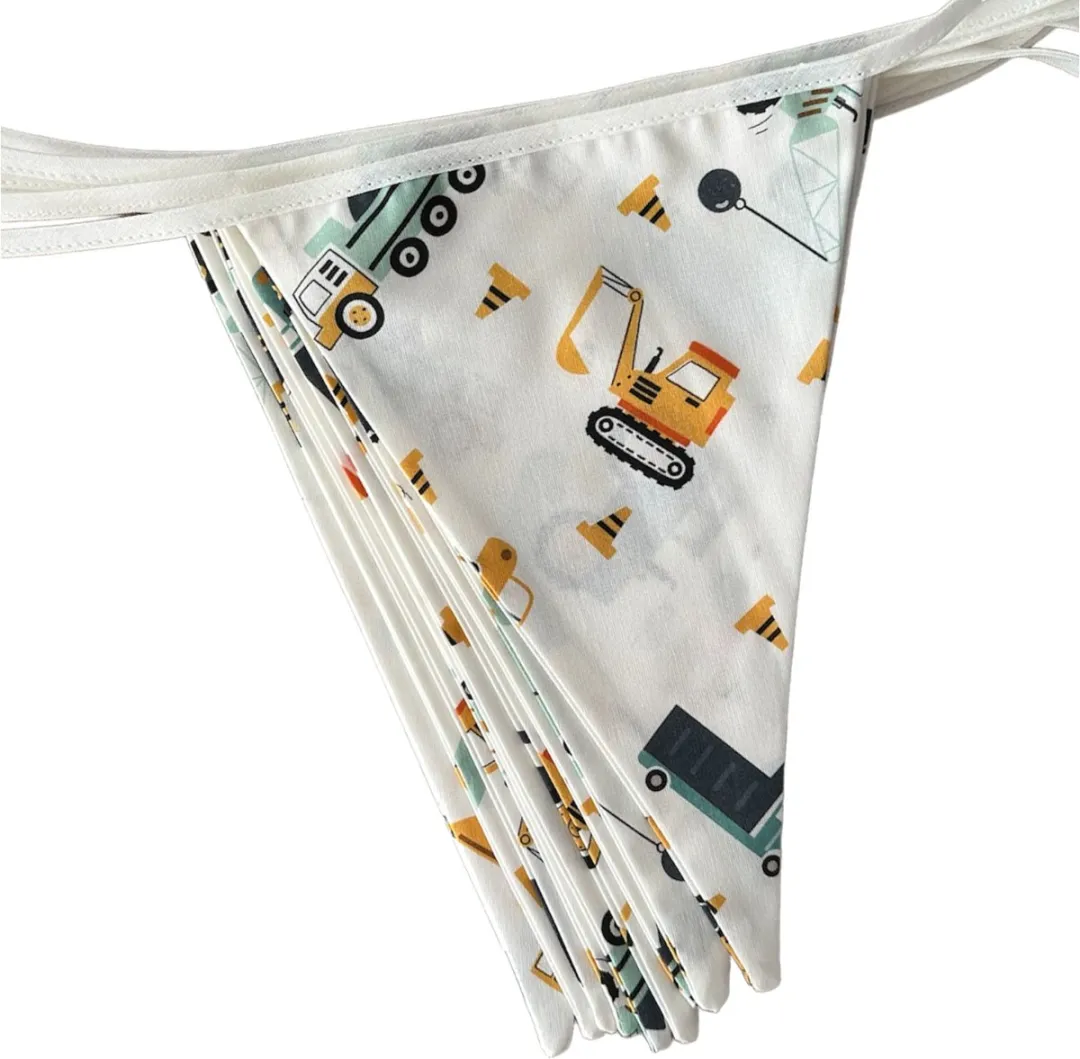 BINK Bedding Stoffen Slinger Fien XXL - 10m 21 Vlaggetjes