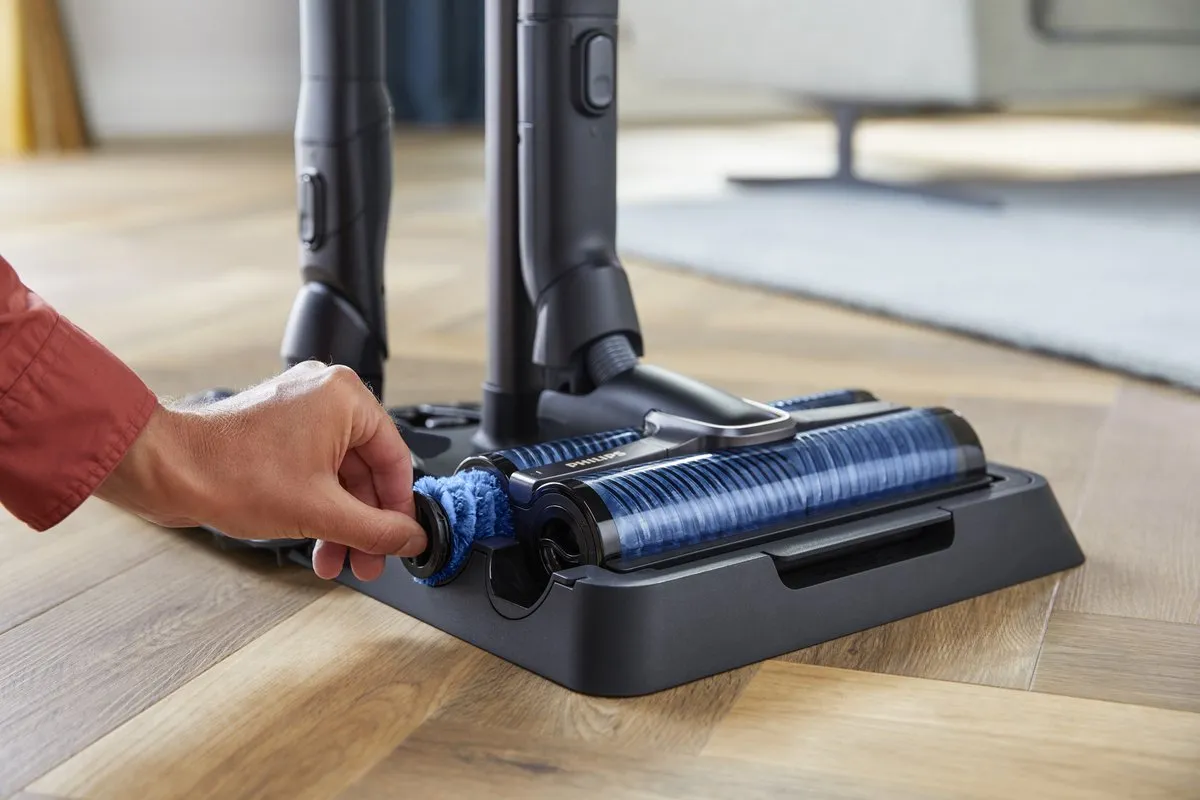 Philips AquaTrio XV1793/01 Opzetborstels - 2 Stuks - Zwart