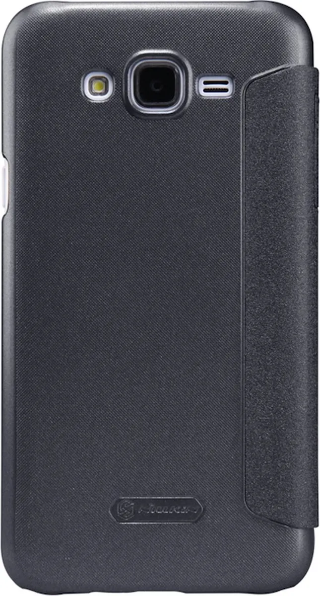 Nillkin New Sparkle PU Leather View Book Case Zwart - afbeelding 2 van 2