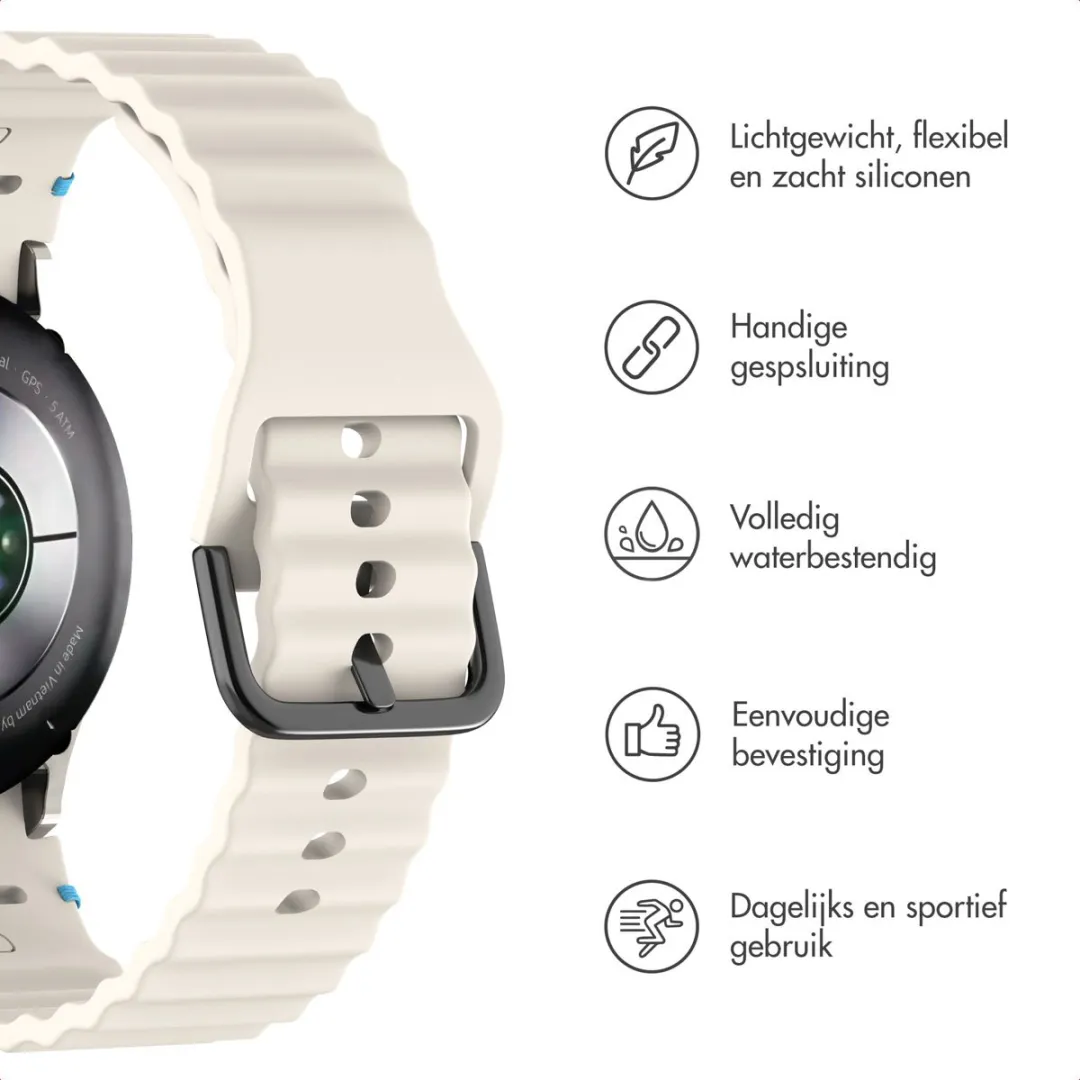 Imoshion Wave Siliconenband 20mm - Starlight