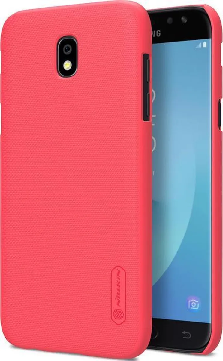 Nillkin Frosted Shield Hoesje Samsung Galaxy J7 (2017) - Rood