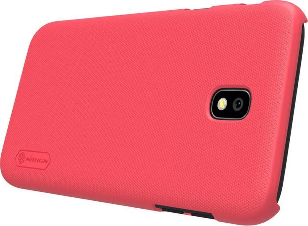 Nillkin Frosted Shield Hoesje Samsung Galaxy J7 (2017) - Rood