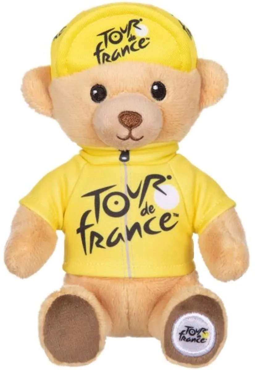 Pluche - GIPSY TOYS - Tour De France - GELE TRUI BEER 15 CM