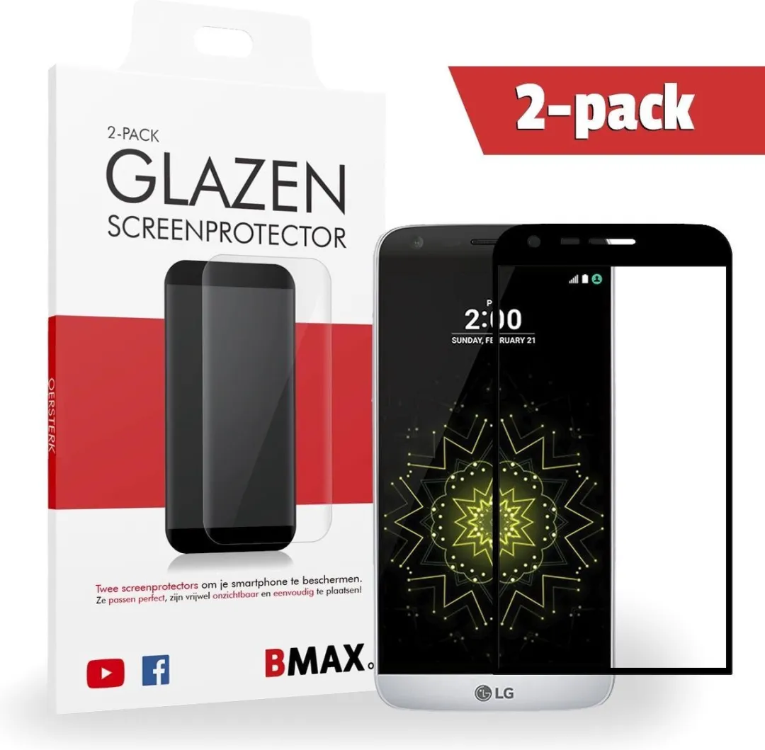 BMAX 3D Full Cover Glazen Screenprotector LG G5