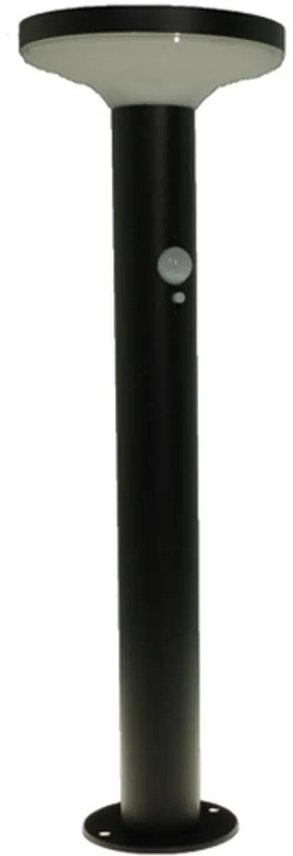 Lybardo Solar Sokkellamp 50cm - Warmwit Rookglas
