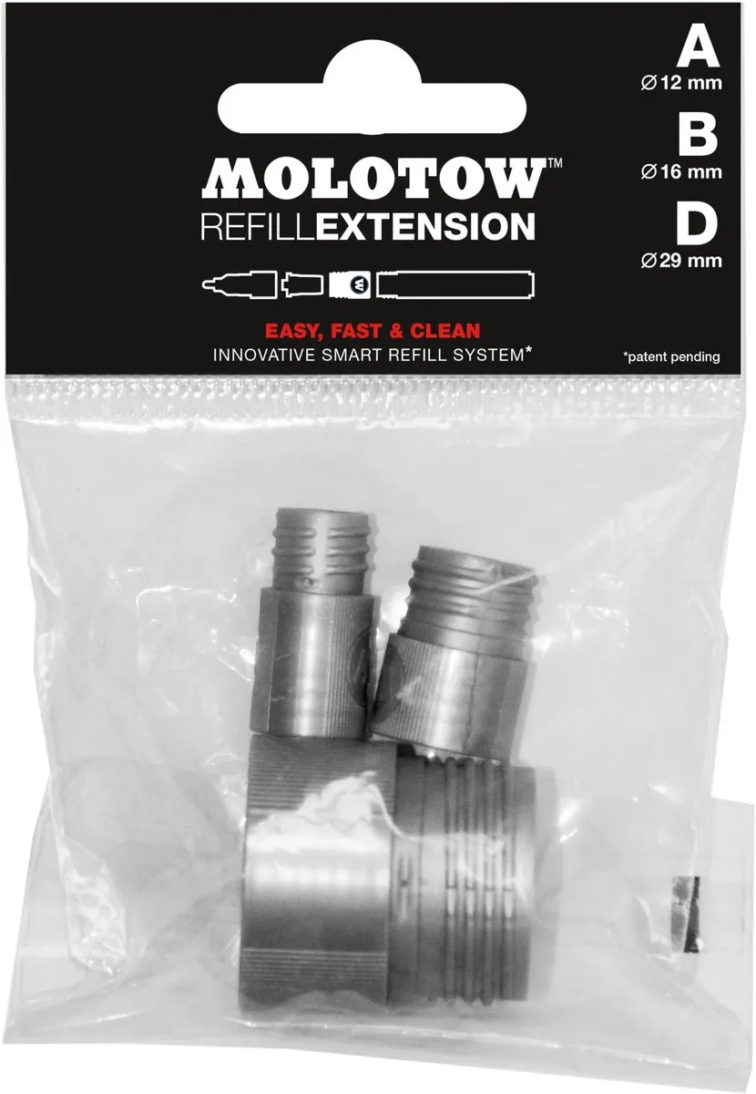 Molotow Refill Extension Tryout Pack 3 Stuks