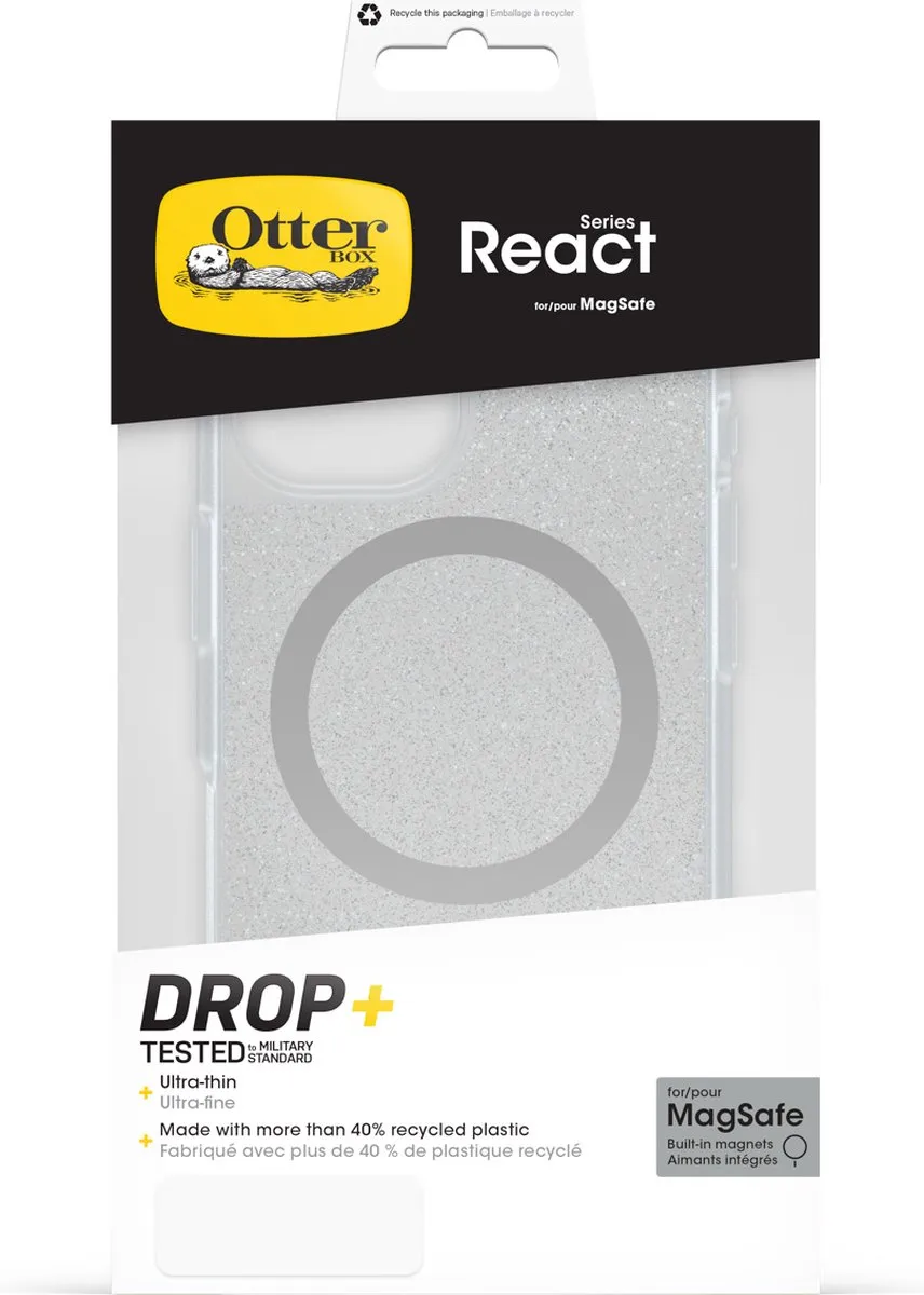 OtterBox React Mag iPhone 16 Hoesje - Transparant - 77-96249