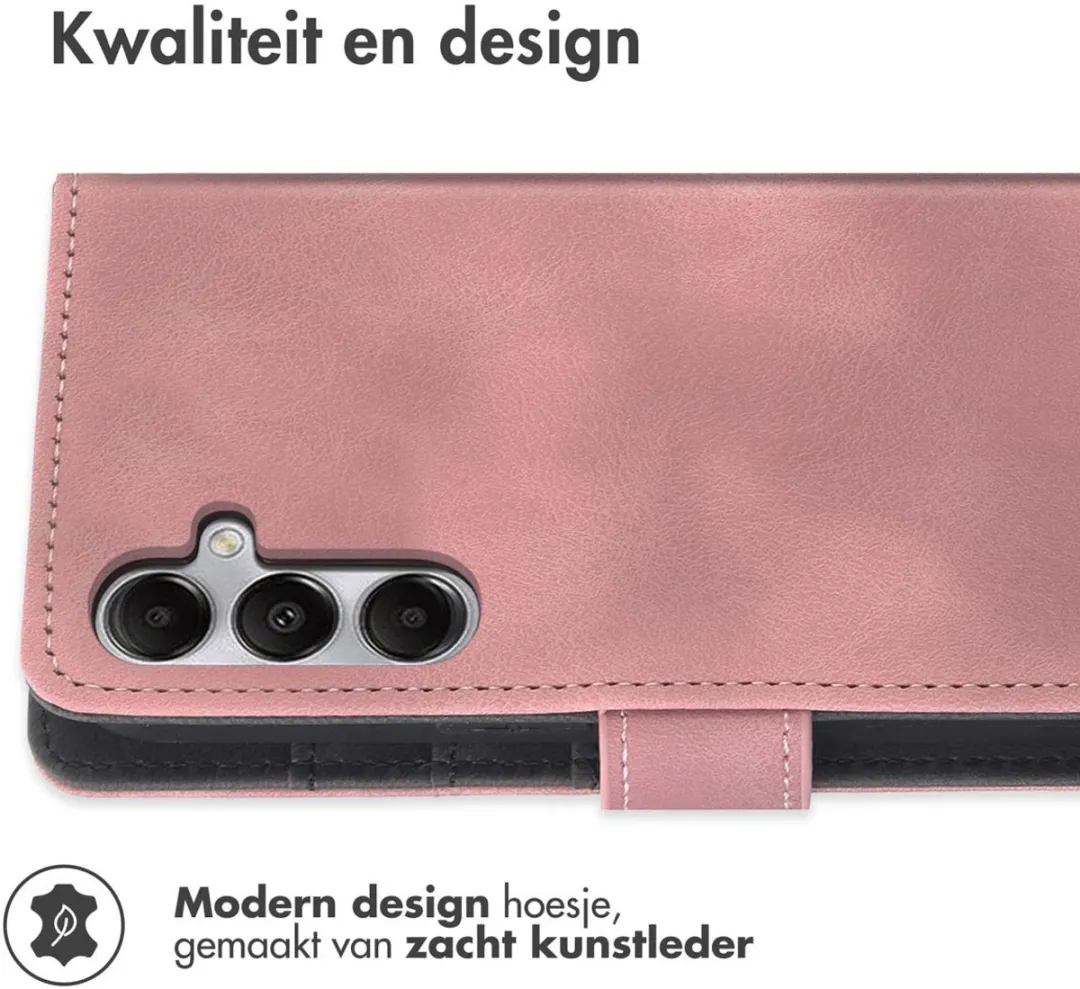 Imoshion Bookcase Hoesje Samsung Galaxy A55 - 3 Pasjes - Roze