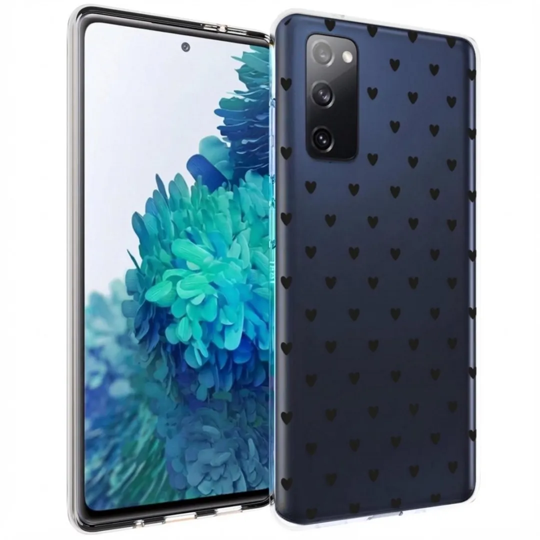 Imoshion Hoesje Samsung Galaxy S20 FE Hearts All Over Black