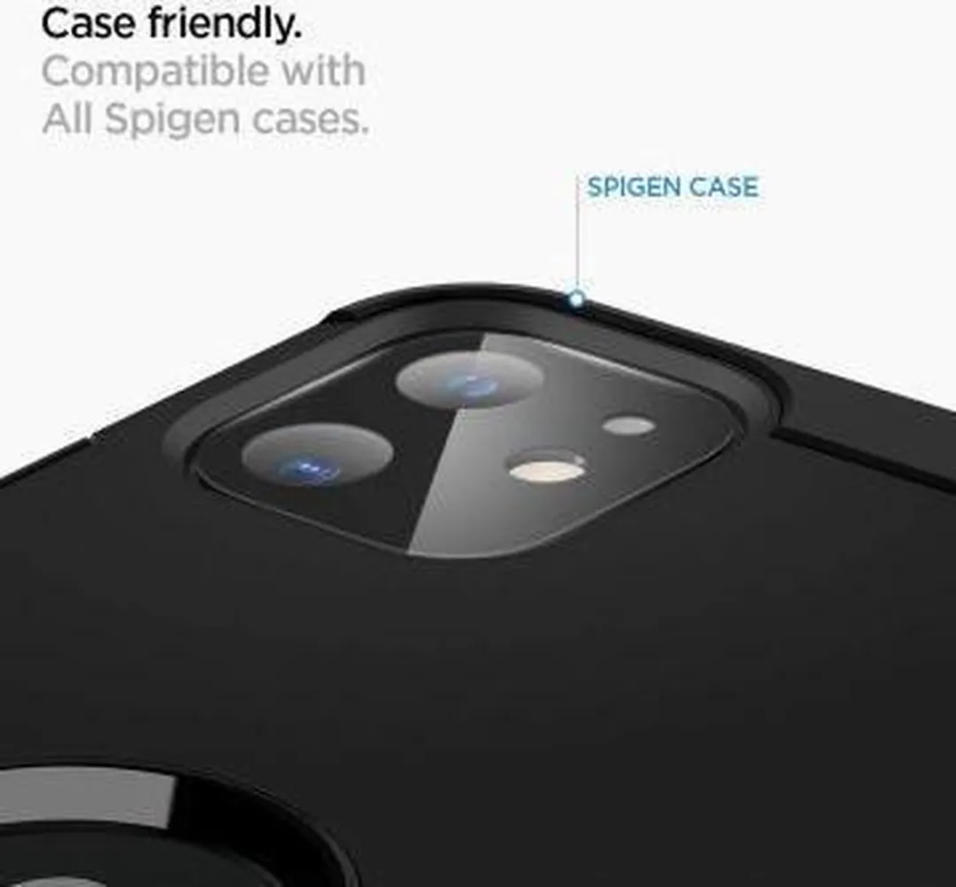 Spigen Glas tR Optik Lens AGL01817 iPhone 12 Mini Lensprotector - Zwart