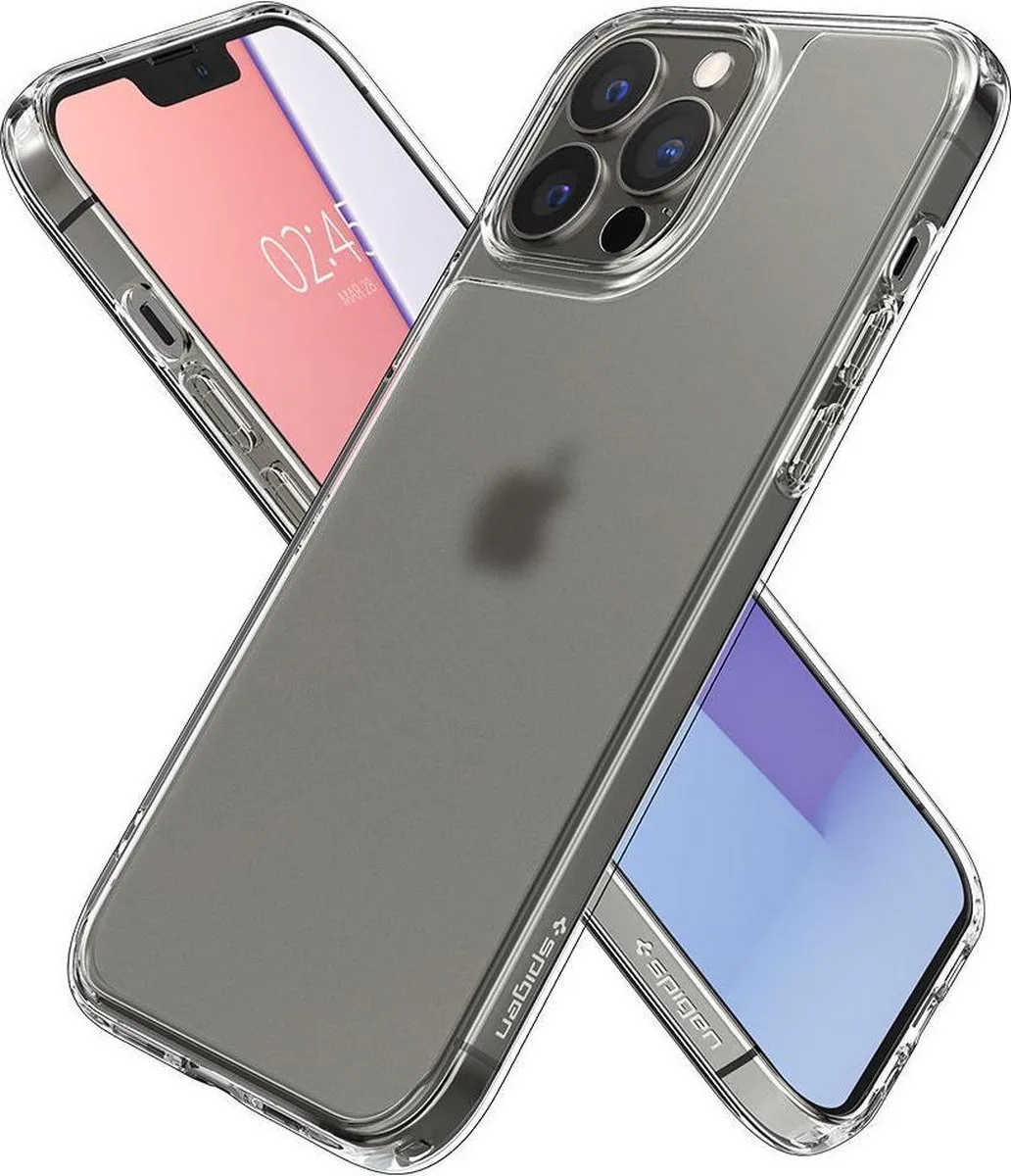 Spigen Quartz Hybrid Hoesje iPhone 13 Pro Max - Transparant