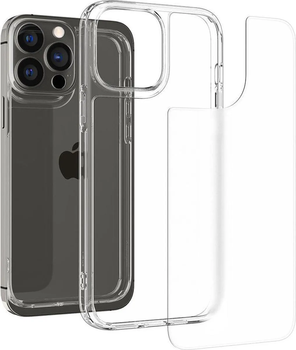Spigen Quartz Hybrid Hoesje iPhone 13 Pro Max - Transparant