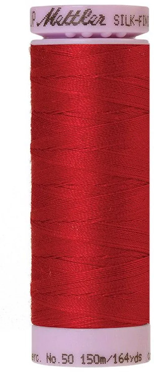 Amann Mettler Silk-Finish Cotton 0504 - 150m - Zwart/grijs/wit